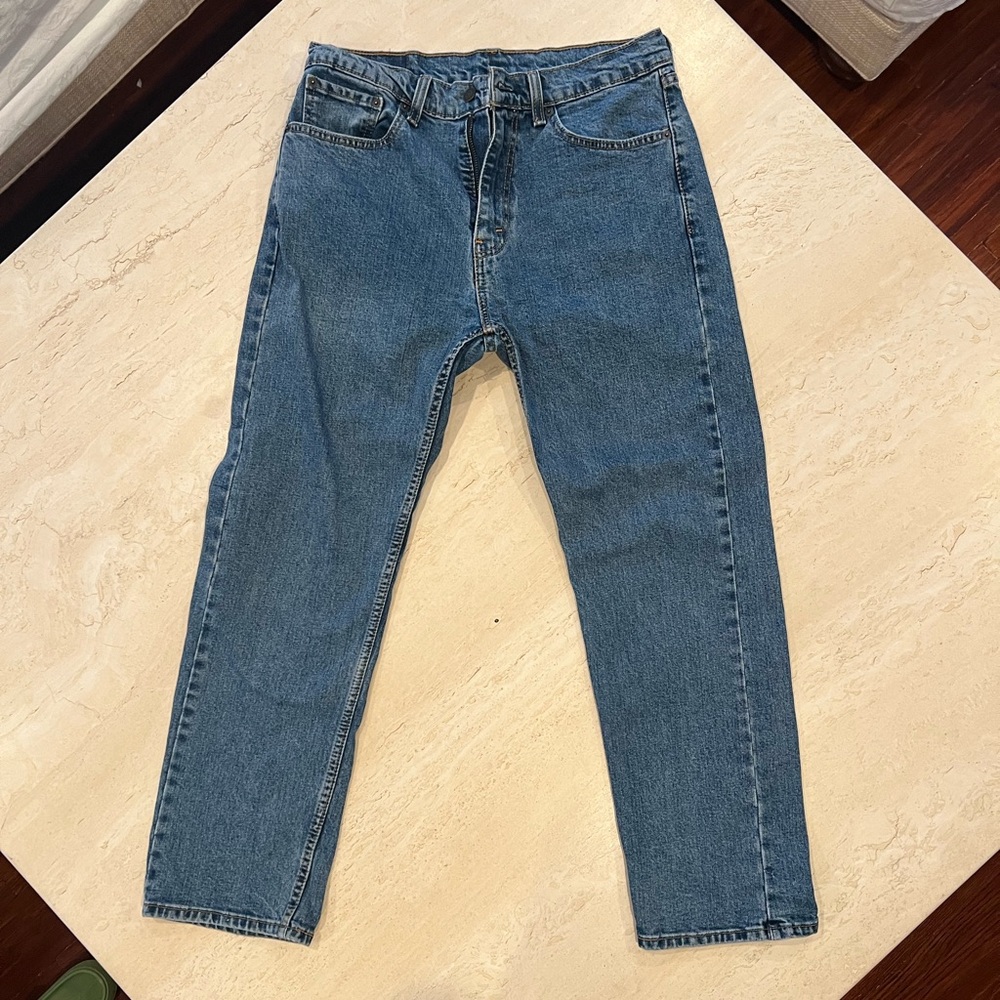 LEVIS 505 JEANS 32 x 29 STRAIGHT LEG